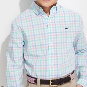 Vineyard Vines Boys Dress Shirt Medium